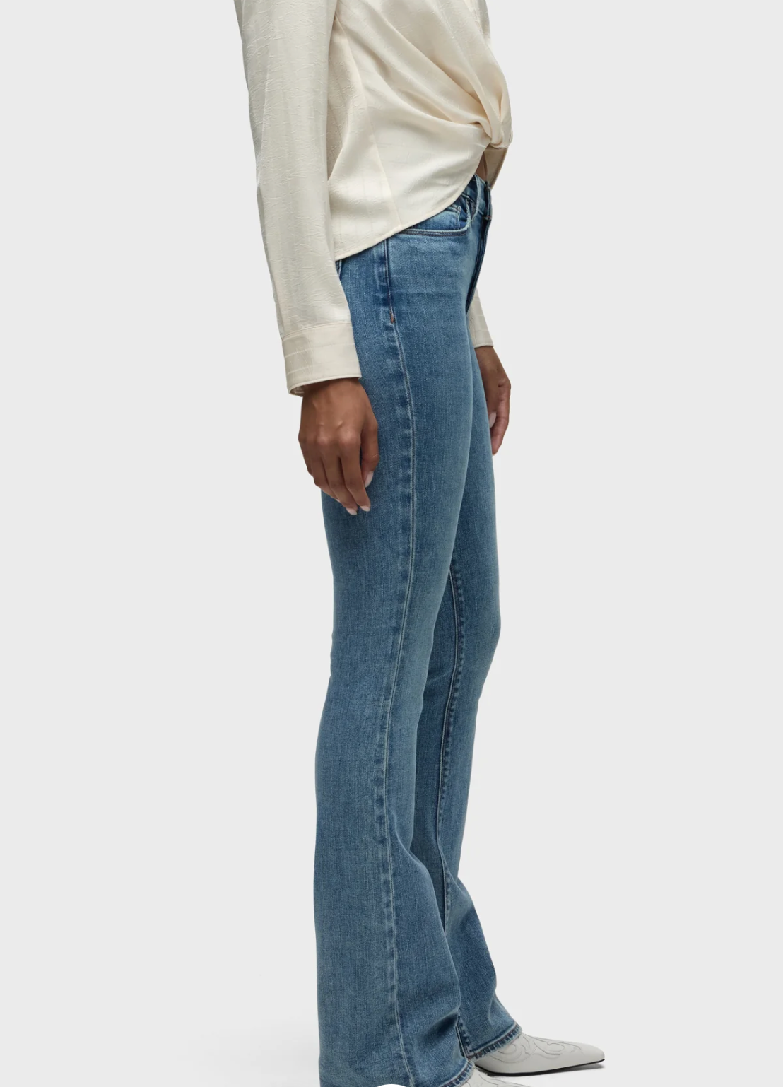 Barbara High-Rise Bootcut Jeans in Catalina by Hudson