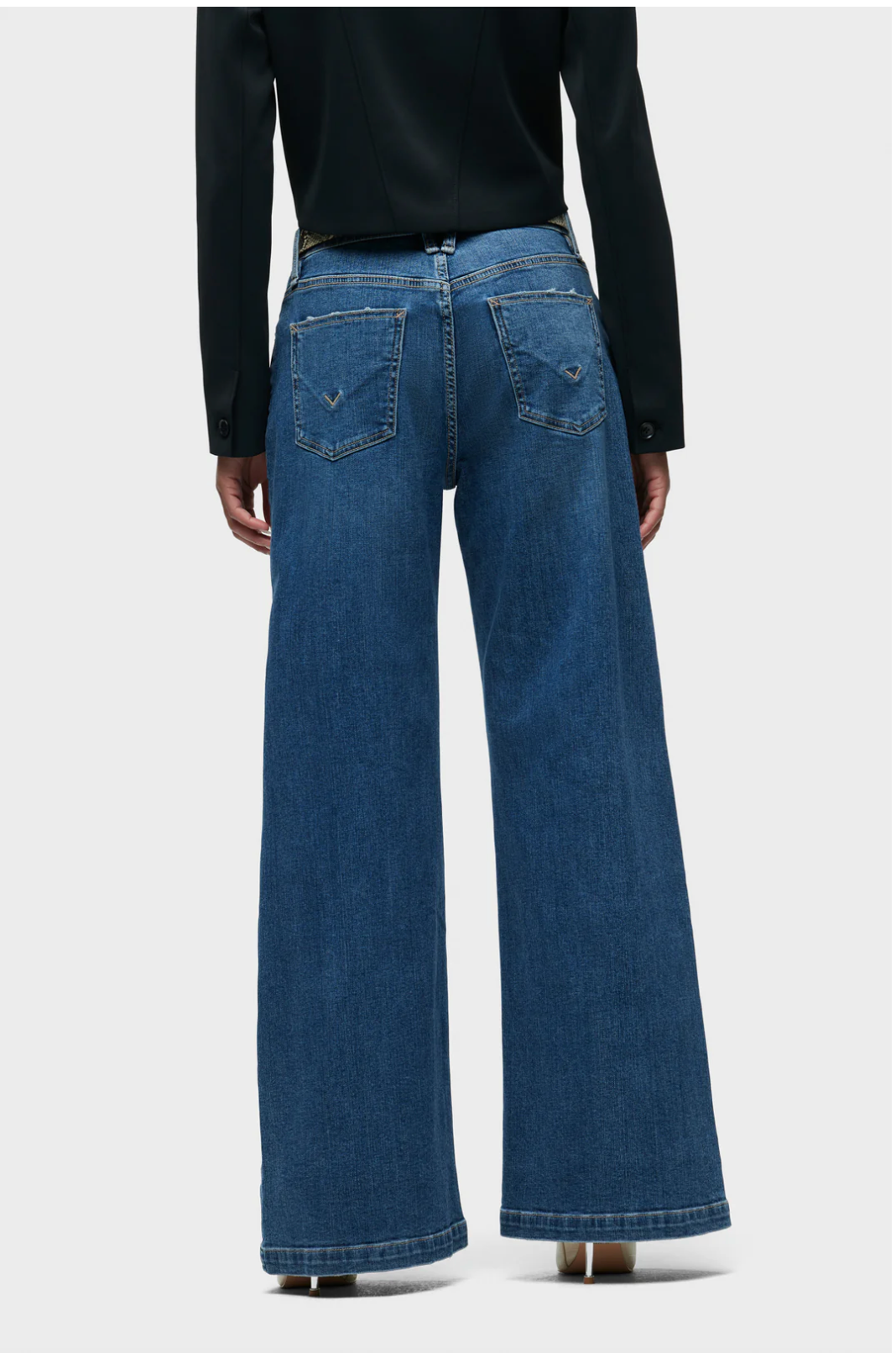 Jodie Loose Fit Wide Leg Jean in Hillside by Hudson