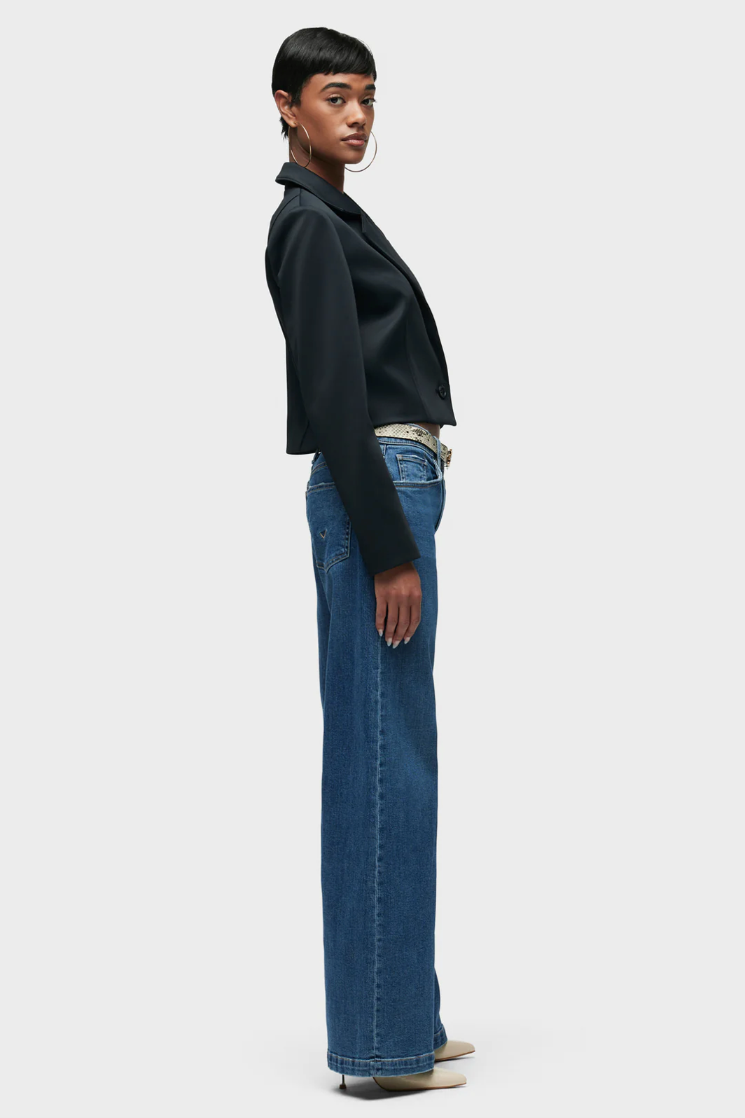 Jodie Loose Fit Wide Leg Jean in Hillside by Hudson