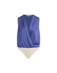 The Sleeveless Date Blouse in Venetian Blue by Favorite Daughter