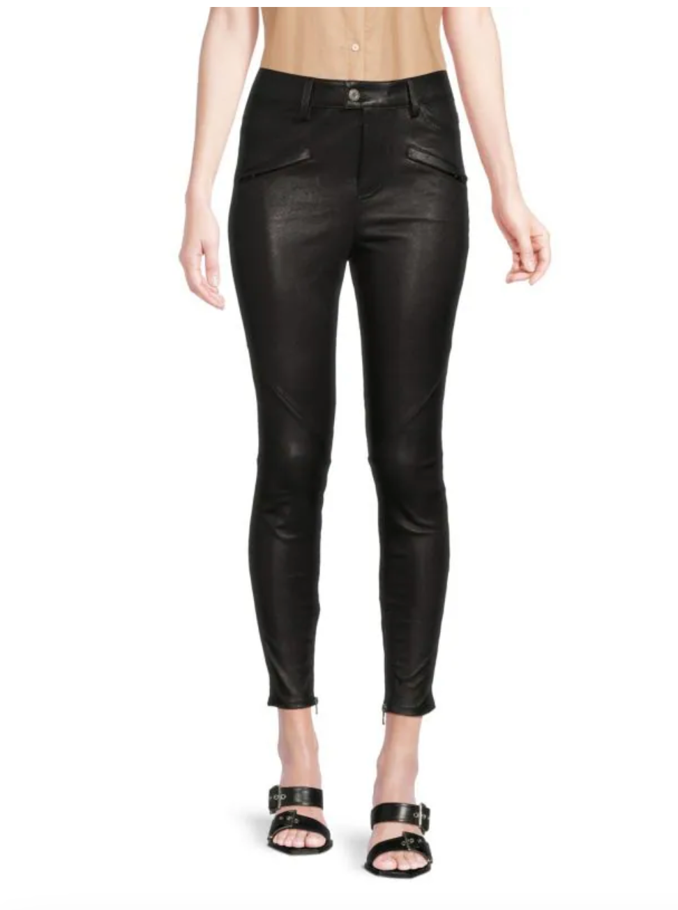 Black Leather Pants by Etienne Marcel