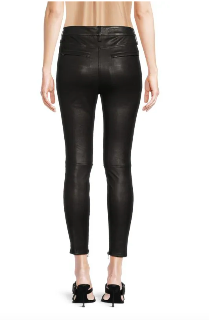 Black Leather Pants by Etienne Marcel