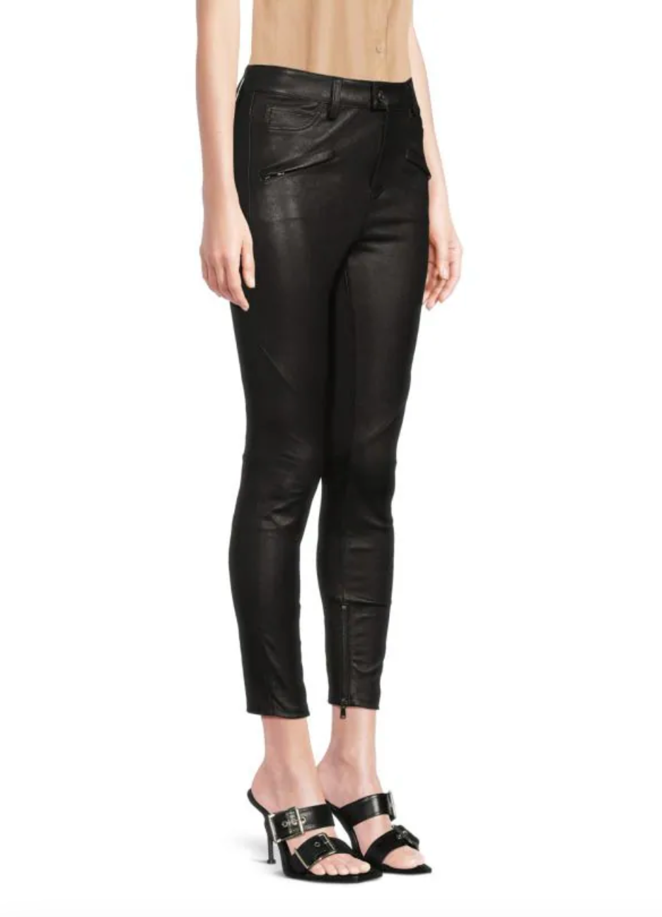 Black Leather Pants by Etienne Marcel