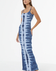 Tonya Maxi Dress in Aviator Blue by YFB