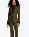 Military Peaked Lapel Blazer by Smythe