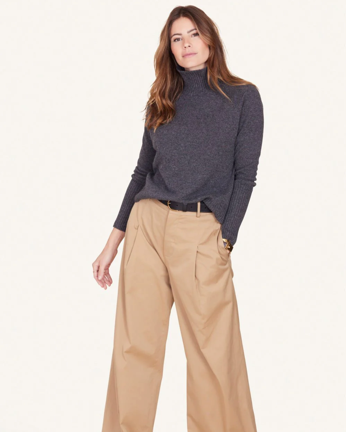 Sloane Cashmere Turtleneck by Not Monday