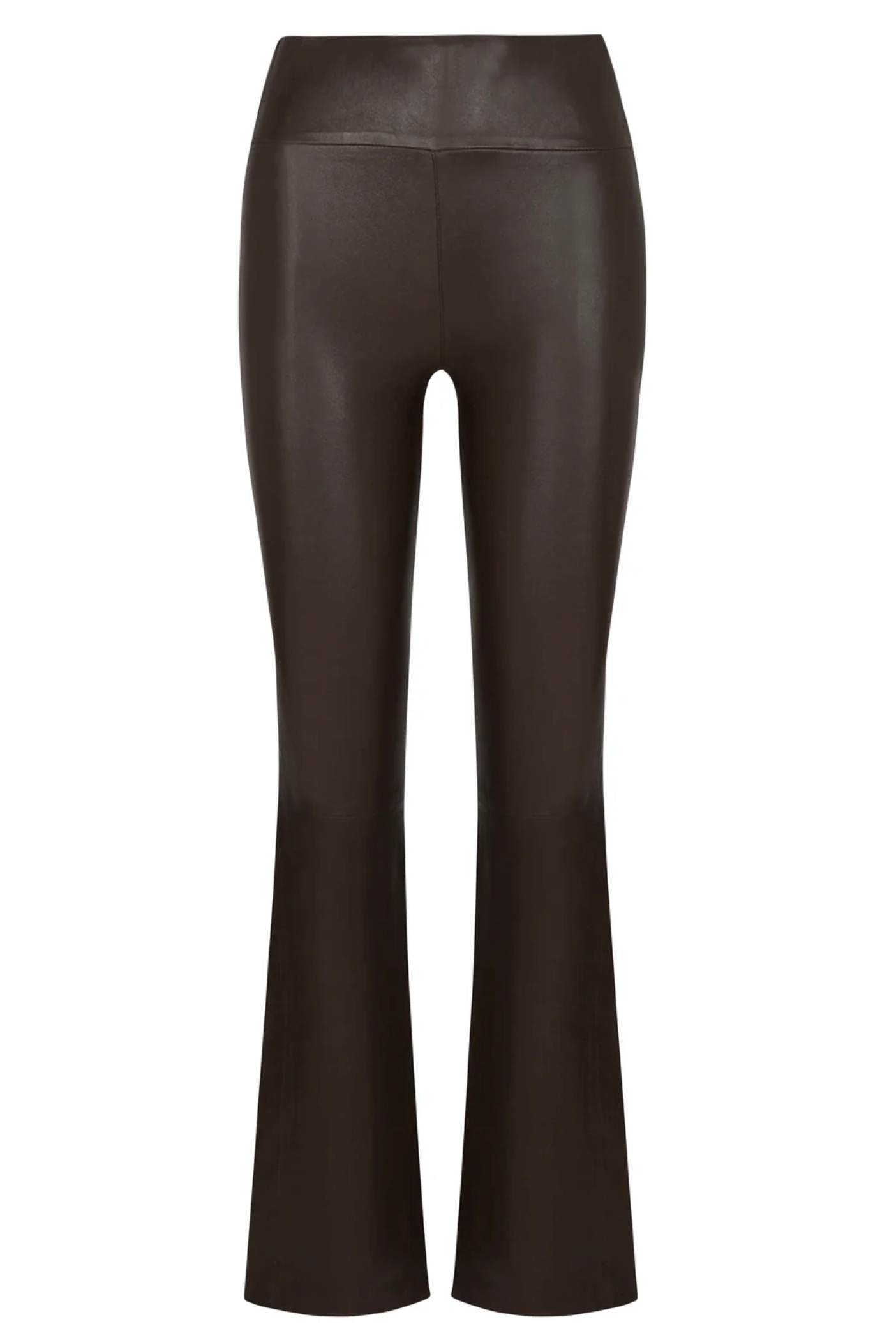 Leather Micro Flare Pant by SPRWMN