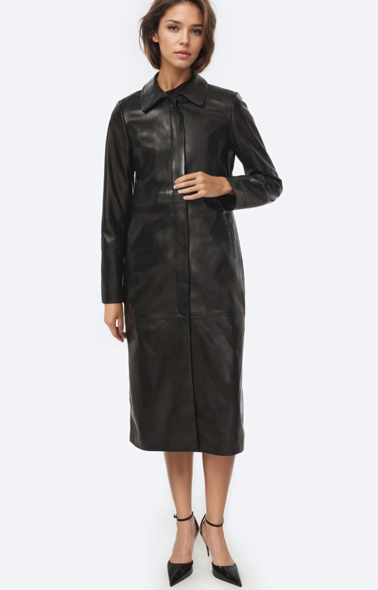 Eddie Leather Trench by Cami NYC