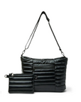 Two Faced Reversible Tote in Pearl Black by Think Royln