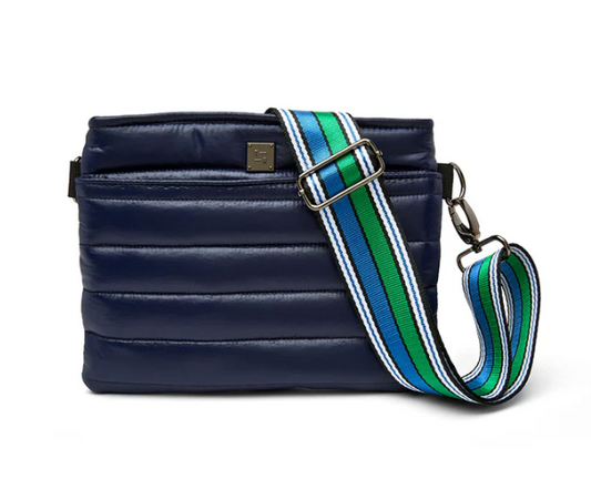 Bum Bag 2.0 in Shiny Navy by Think Royln