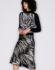 Siena Slip Skirt in Zebra by Catherine Gee