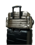 The Voyager Travel Bag in Steel Volterra by Think Royln