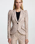 Pouf Sleeve One Button Blazer by Smythe