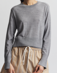 Elodie Layered Crewneck Knit by Saint Art