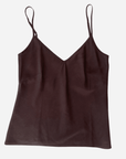 Silk Bias Camisole in Mocha by Michelle Jonas - Haven