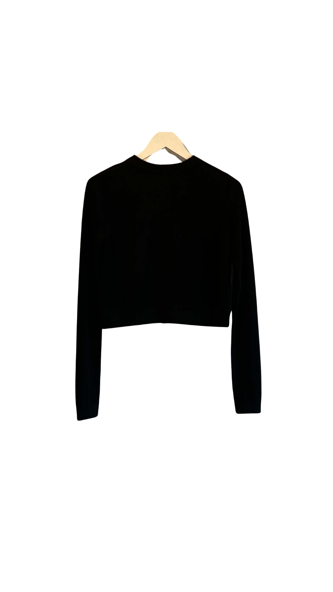 All Thumbs Cardigan in Black by Brazeau Tricot