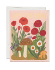 Mushroom Melody Greeting Card