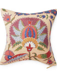 Bright Botanical Suzani Pillow - Haven