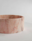 PINK MARBLE CYLINDER BOWL