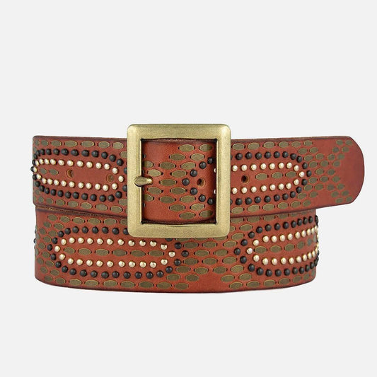 Daya | Studded Leather Belt