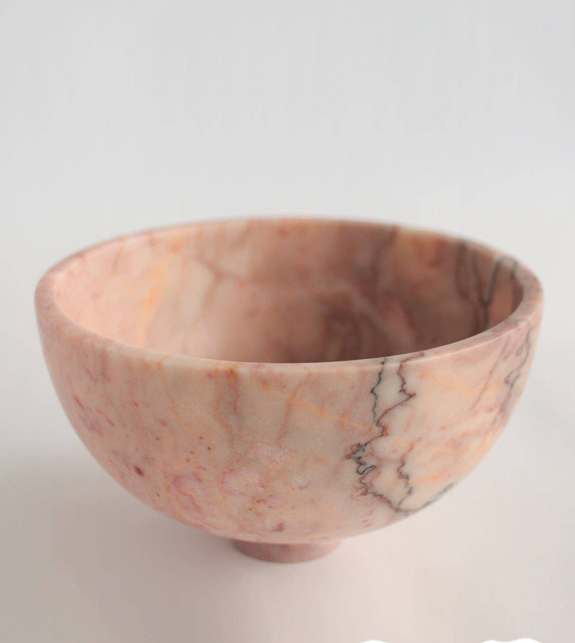 PINK MARBLE FRUIT BOWL