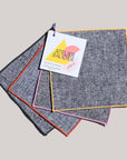 Rainbow Chambray Cocktail Napkin Set