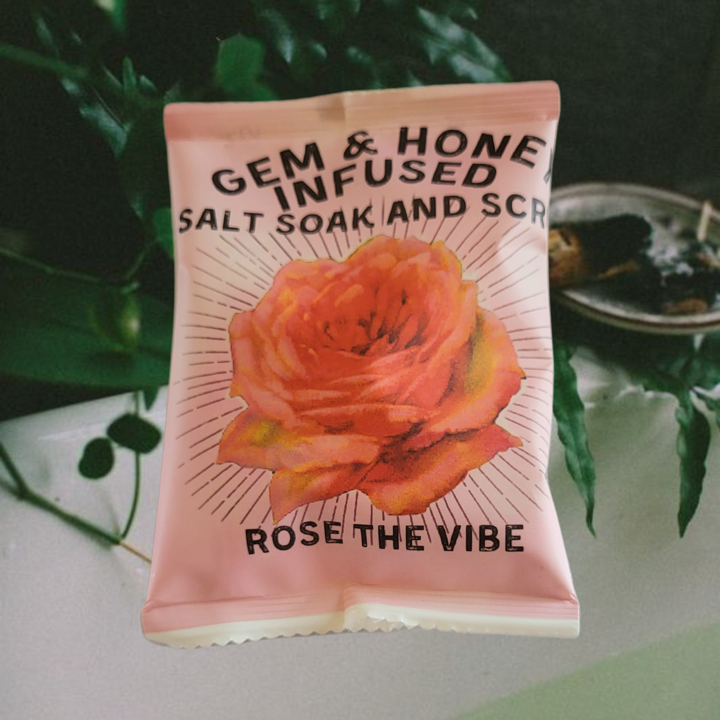 Rose the Vibe Bath Soak/Body Scrub