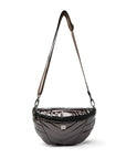 Little Runaway Fanny Pack in Dark Mocha Patent by Think Royln