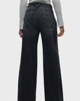 Jodie Seamed Front Yoke Wide Leg Jeans by Hudson