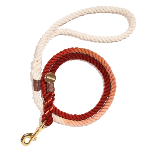 The Arizona Cotton Rope Dog Leash by Found my Animal