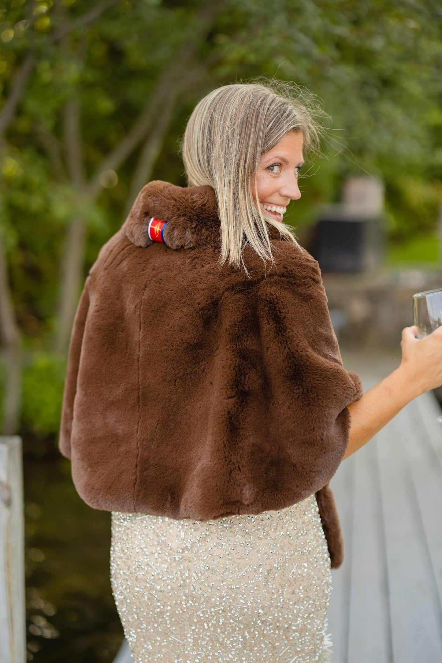 Faux Fur Collins Capelet by Pretty Rugged