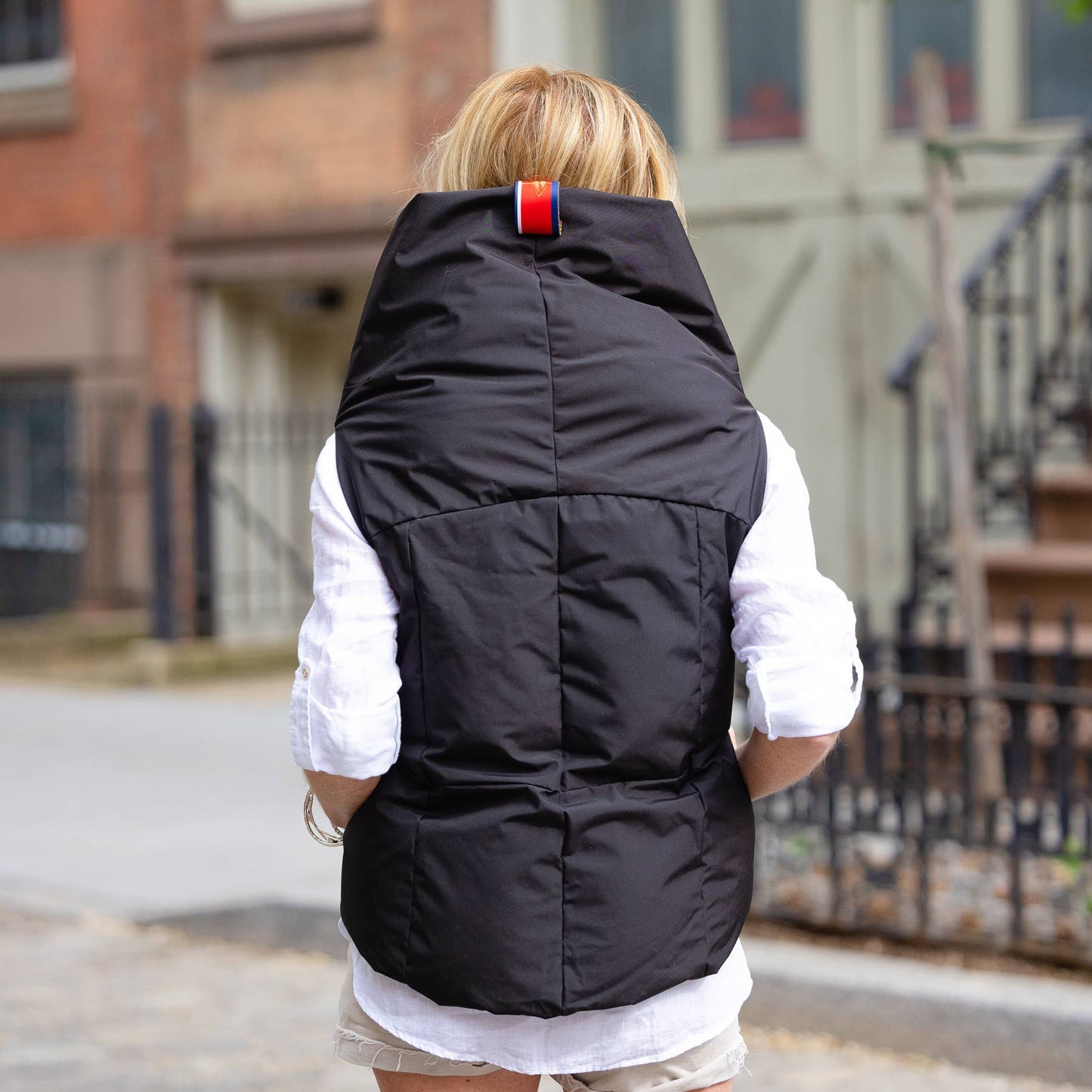 Black Waterproof Pretty Puffer Vest by Pretty Rugged