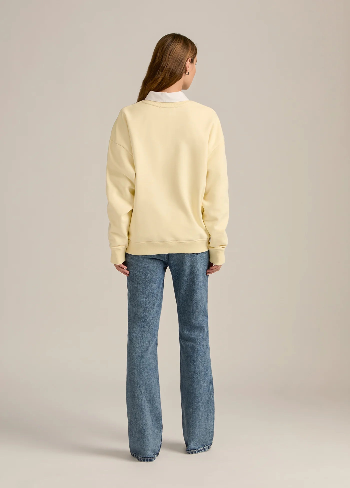 The Collegiate Sweatshirt in Moonbeam by Favorite Daughter