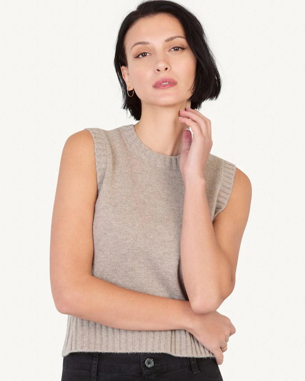 Gillian Sweater Vest by Not Monday