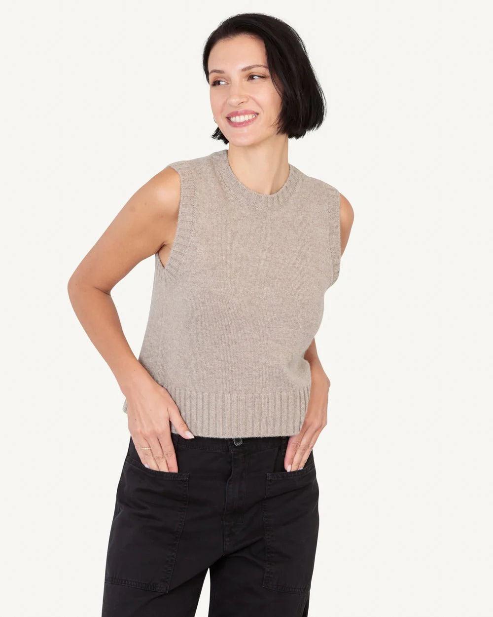 Gillian Sweater Vest by Not Monday