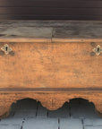 Antique Indonesian Gerobog Rolling Merchant’s Chest