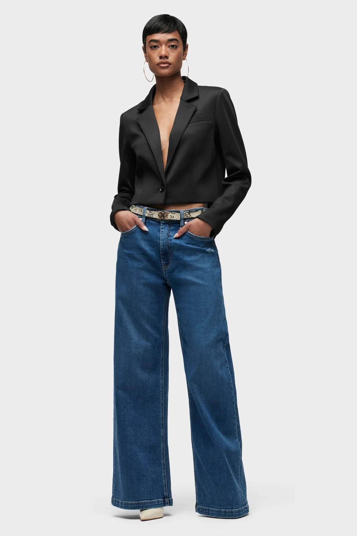 Cropped Blazer by Hudson