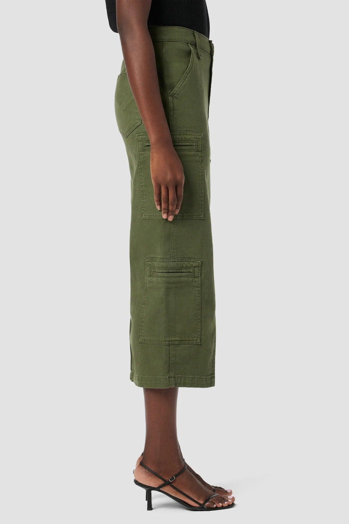 Reconstructed Skirt with Cargo Welt Pockets by Hudson - Haven