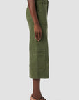 Reconstructed Skirt with Cargo Welt Pockets by Hudson - Haven