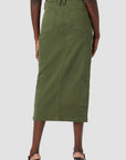 Reconstructed Skirt with Cargo Welt Pockets by Hudson - Haven