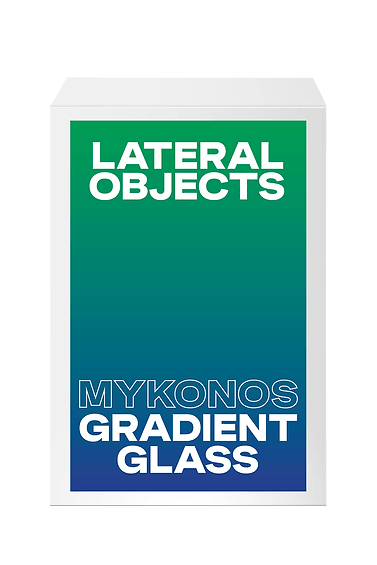 Mykonos Gradient Glass by Lateral Objects - Haven