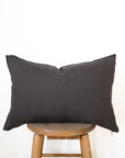 Lumbar Edged Linen Pillow (Various Colors) - Haven