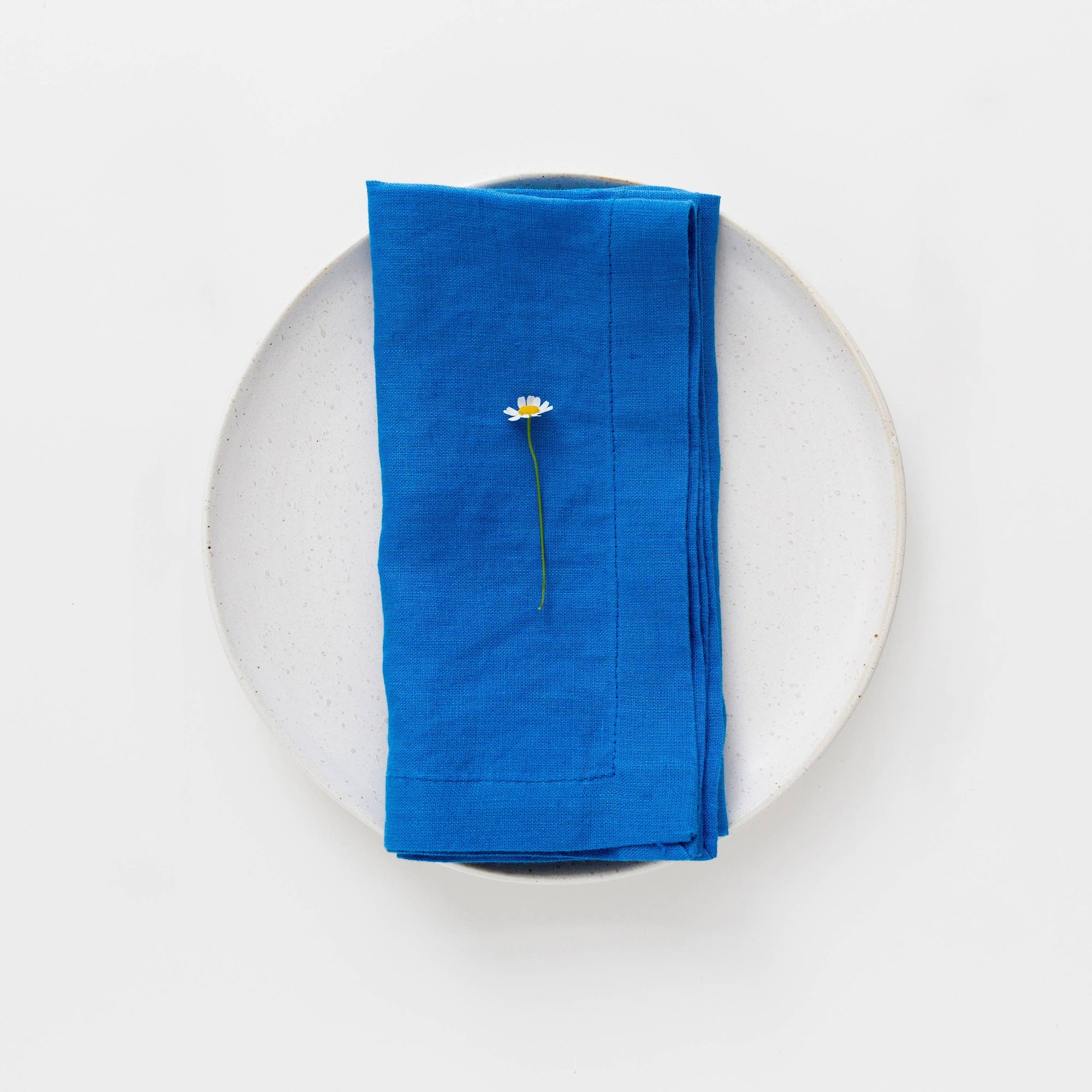 French Blue Linen Napkins - Haven