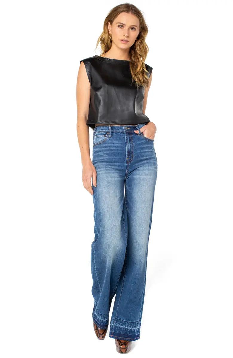 The Van High Waist Wide Leg Jeans by Serra - Haven