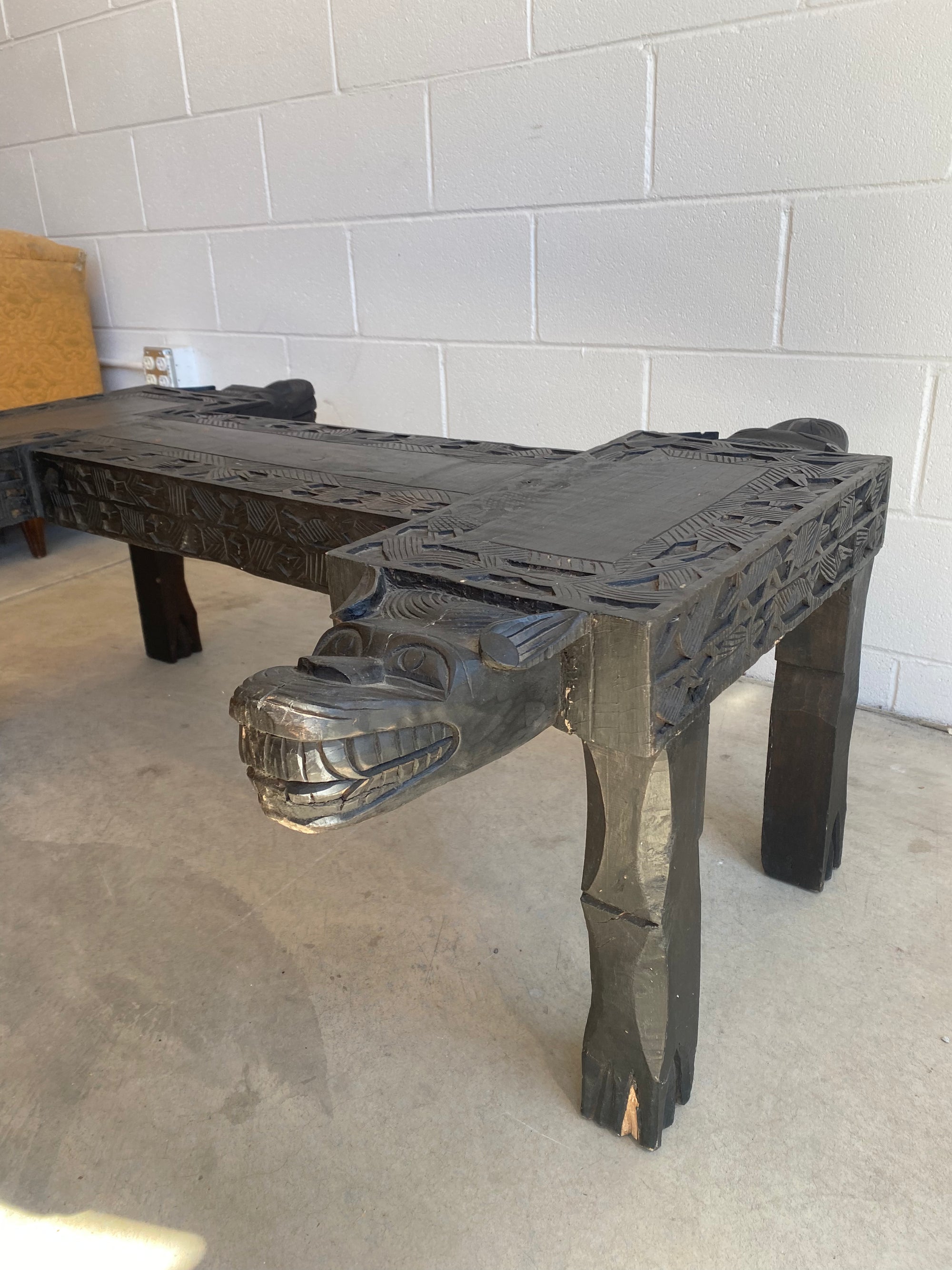 Vintage Indonesian Carved Table - Haven