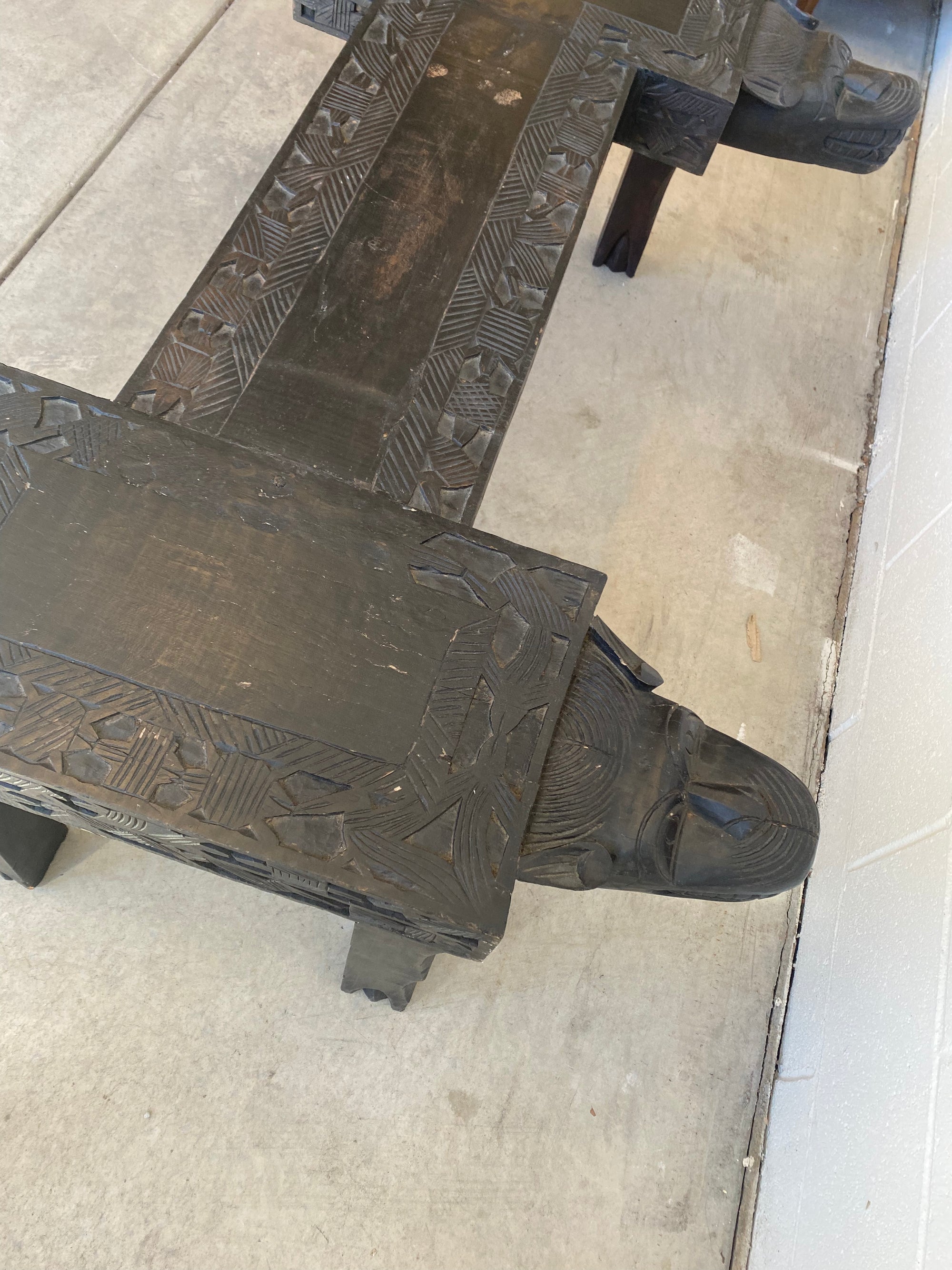 Vintage Indonesian Carved Table - Haven