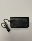 Biker Wallet in Black by Kim White - Haven