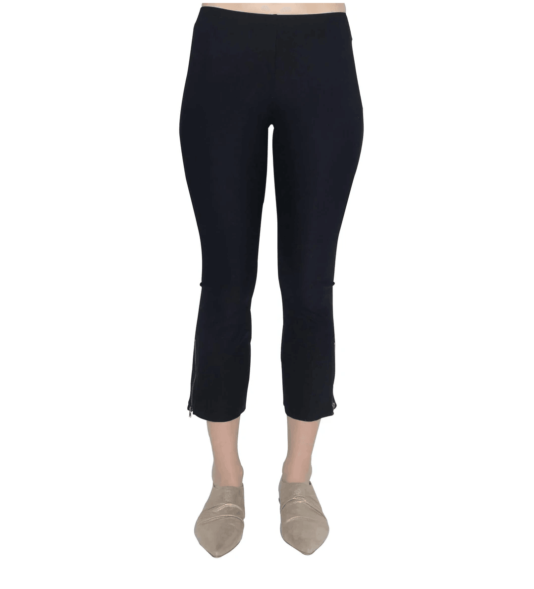 Mitra Tech Stretch Cropped Side Zip Legging by Elaine Kim - Haven