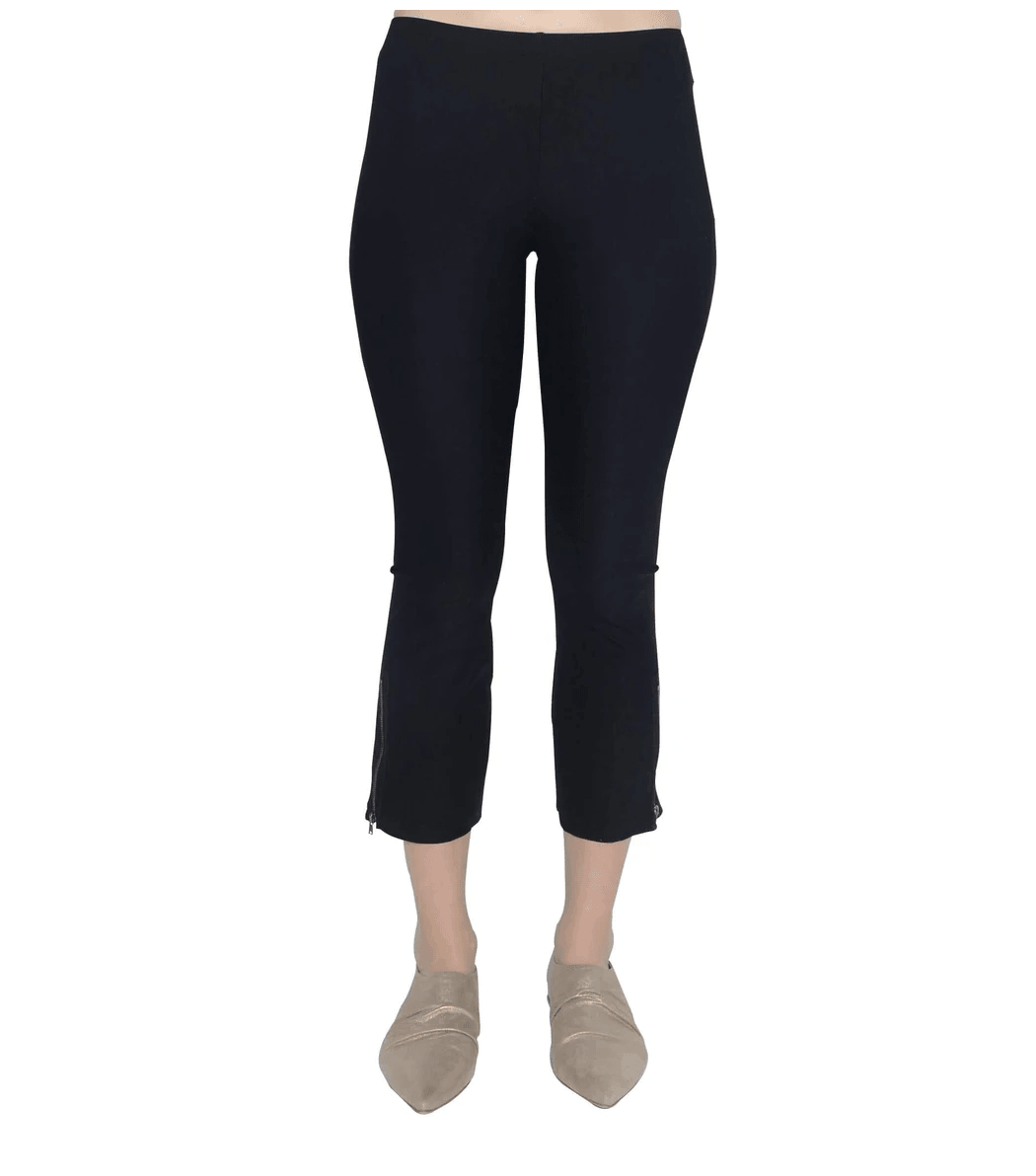 Mitra Tech Stretch Cropped Side Zip Legging by Elaine Kim - Haven