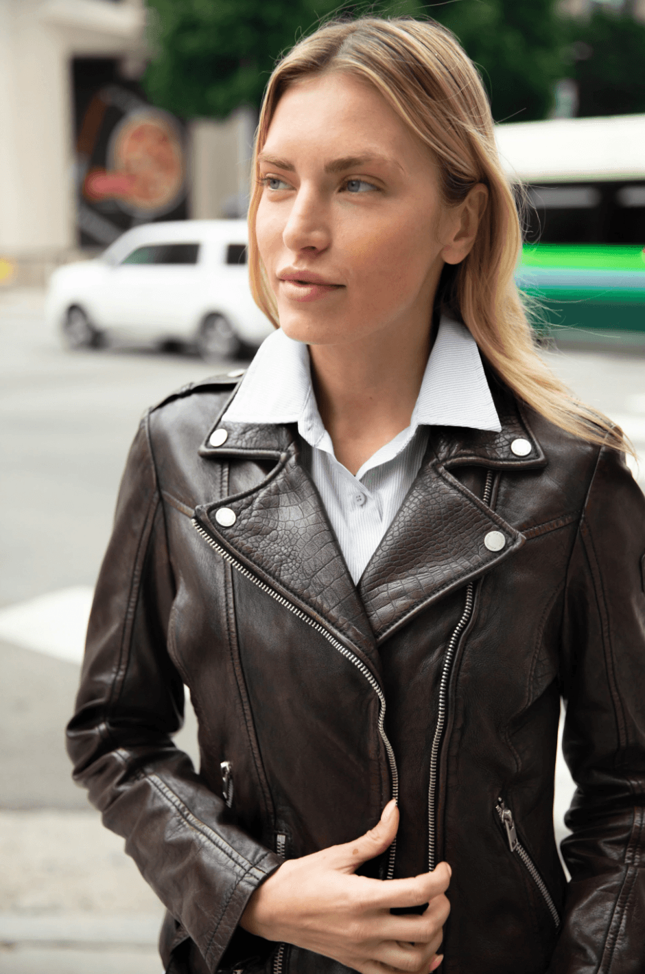 Wild Leather Jacket by Mauritius - Haven